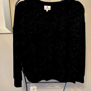Sundry sparkle sweatshirt size 1 black
